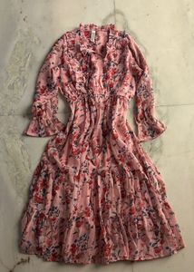A Beautiful One Piece Floral Dress