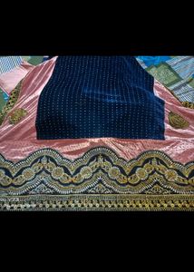 Designer Velvet Saree