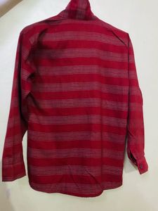 Striped Maroon Shirt