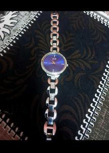 Rare Blue Watch With Diamonds
