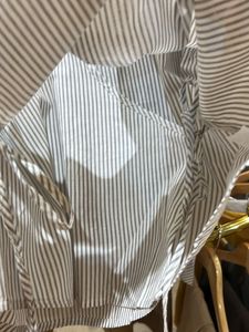 Price Drop November New Striped Wrap Top