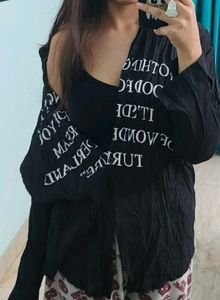 Emo Oversized Translucent Shirt