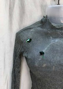 Sparkly Long Sleeve Top