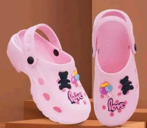 Cute Pink Cartoon Clogs