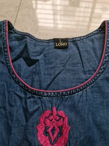 High Quality Denim Women&#39;s Kurta
