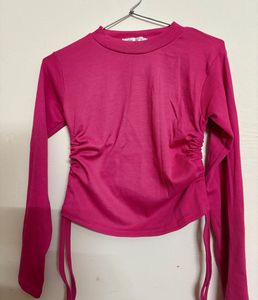 Pink Long Sleeve Top