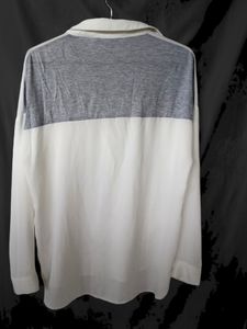 Korean White Sleeves Shirt
