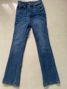 High-Waisted Flare Jeans