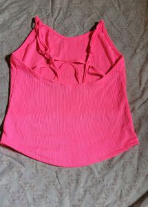 Neon Pink Crop Top