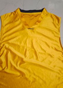 Gold Colour Tank Top