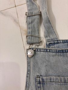 Denim Overalls Shorts