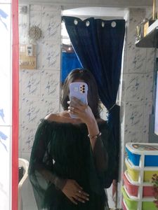 Emerald Green Off-Shoulder Top