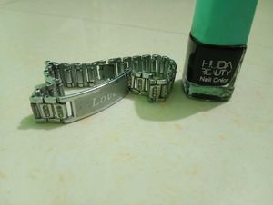 Silver 'Love' Bracelet