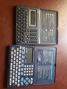 Vintage Casio & Sharp Electronic Organizers