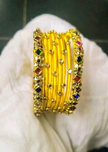 Colorful Gemstone Bangles