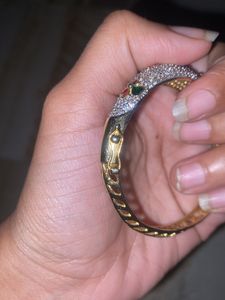 Bracelet And Two Heavy Bangles Women
