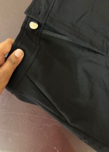 Black High Waist Shorts