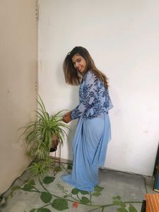 One Minute Saree With Jacket