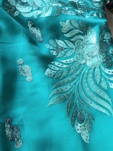 New Sky Blue Saree