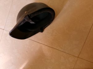 Half Cap Helmet for Girls,Men. Grey Glossy