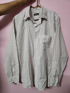 Striped Button-Down Shirt