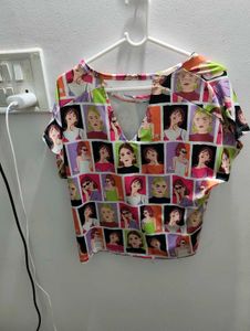 Fun Graphic Print Women's Top