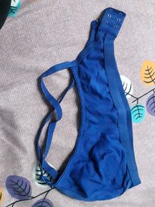 Blue Support Bra