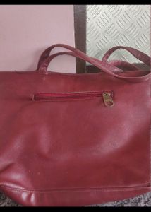 TWO WOMAN BRANDED LEATHER HANDBAGS