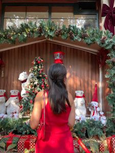 Red One-Shoulder Mini Dress