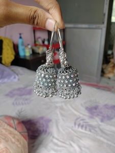 Two Pair Of Oxidised Earrings ❤️