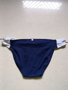 Navy &amp; White Swim Bottoms