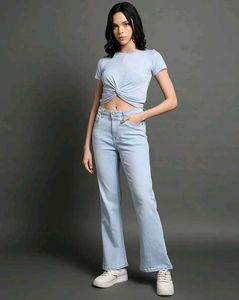 Light Wash Flare Jeans