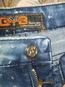 Distressed Denim Shorts