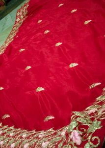 Red Saree