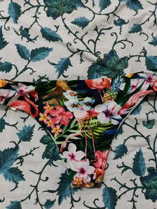 Floral Print Bikini Bottom