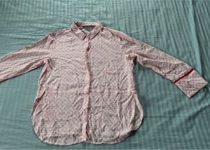 Patterned Pink Shirt