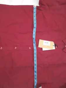 SLIM FIT SHIRT(Meroon)