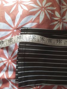 Striped High-Waisted Pants