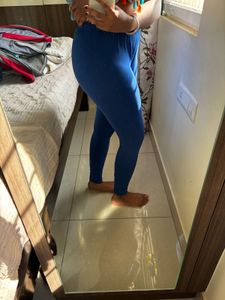 Black &amp; Blue Leggings Combo