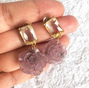 Rose Drop Earrings