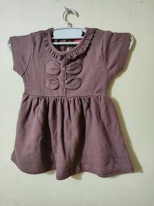 Girls Rich Frock - Brand New Mauve