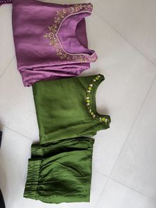 Green Satin Top