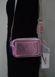 Studded Metallic Crossbody Bag