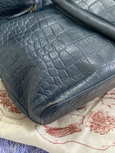 Hidesign Handbag Navy Blue
