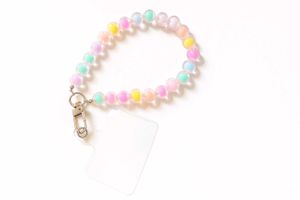 Pastel Beaded Phone Charm