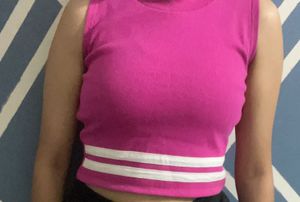 Pink Sleeveless Top