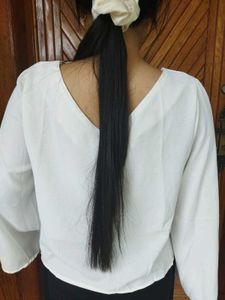 White Women Lace Top/Blouse