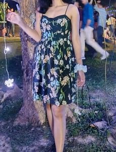 Floral Padded Dress