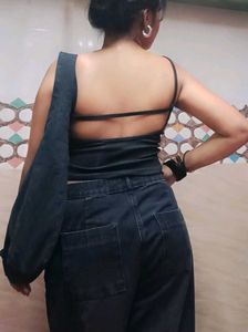 Black Crop Top