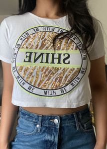 Printed Crop Top